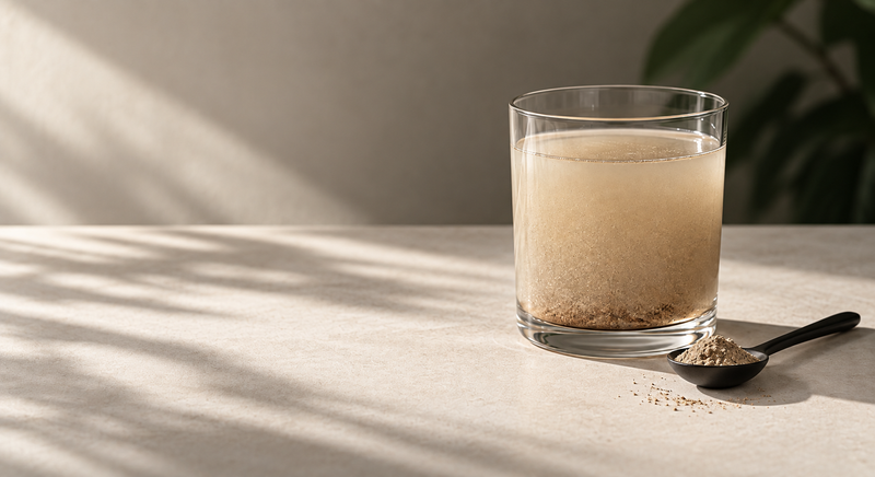 Une poudre de champignon qui se dissout mal est-elle de mauvaise qualité ?