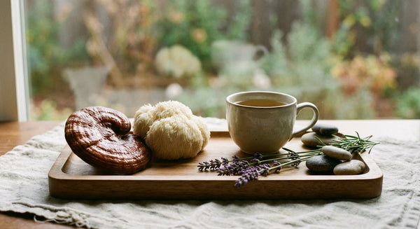 Champignons adaptogènes Reishi Lion s Mane et anxiété - revue des études scientifiques