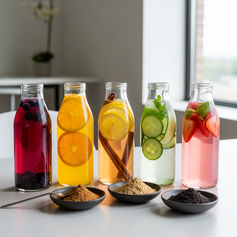 5 eaux vitaminées aux champignons pour le bureau