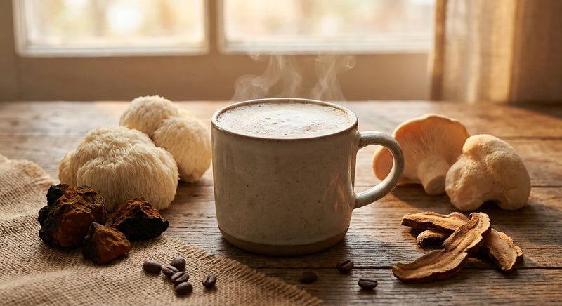 Café froid aux champignons adaptogènes : la boisson énergie de l'été
