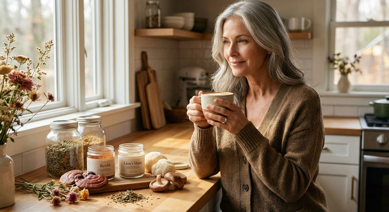 Champignons adaptogènes et ménopause : soulagement naturel des symptômes