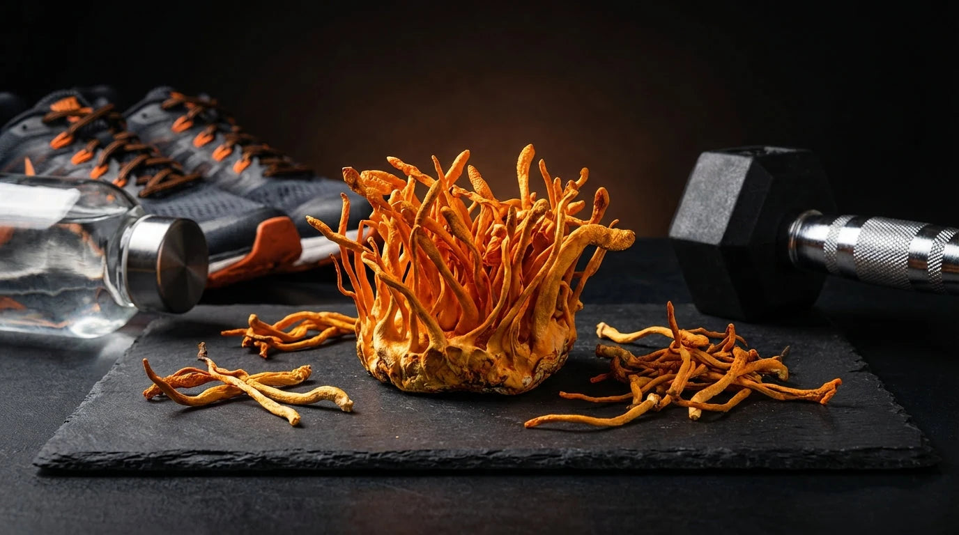 Cordyceps militaris et sport : champignon adaptogène pour la performance sportive naturelle