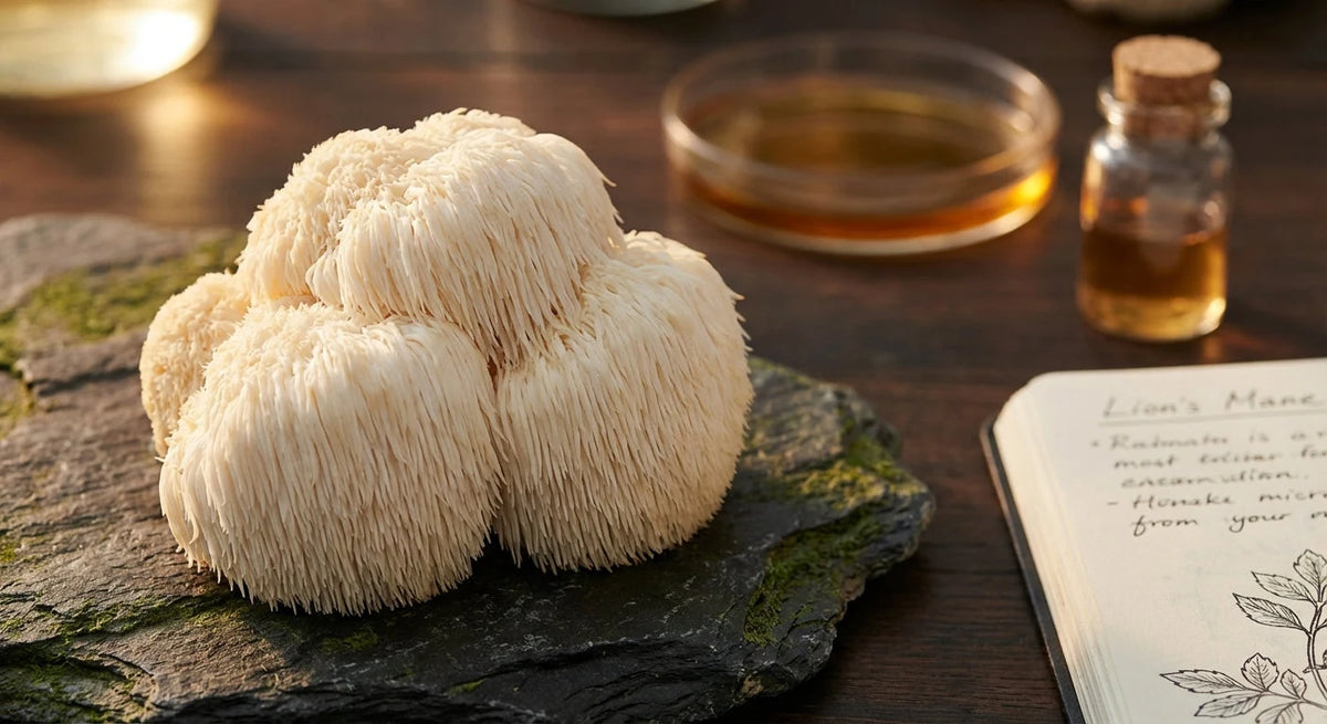 Héricénones et érinacines : les molécules bioactives du champignon Lion's Mane (Hericium erinaceus)