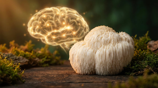 Lion's Mane (Hericium erinaceus) — champignon nootropique naturel pour la concentration et le TDAH