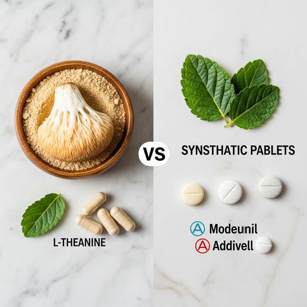 Nootropiques naturels Lion s Mane vs Modafinil et Adderall - comparatif scientifique