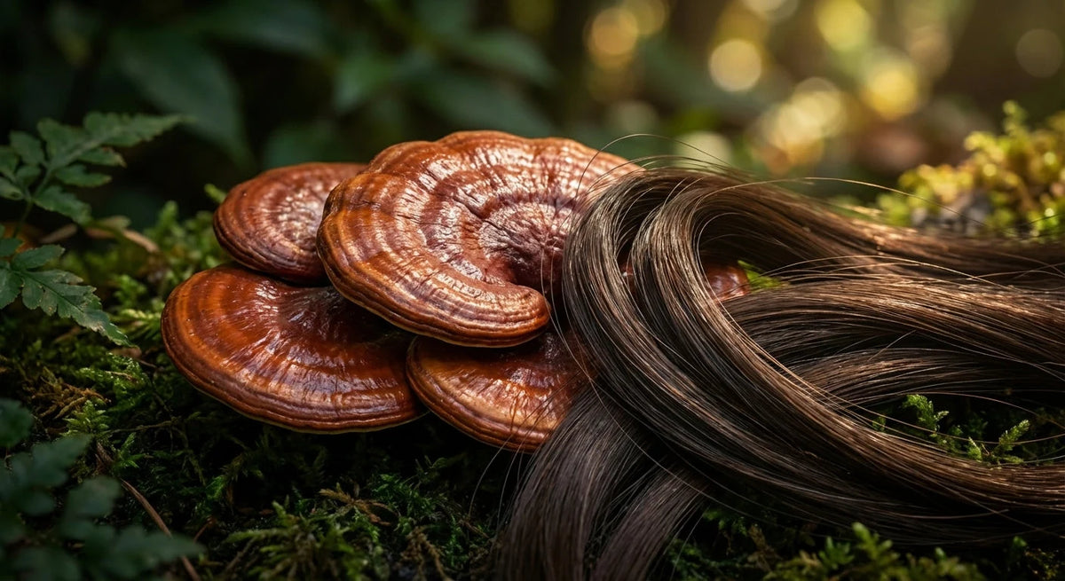 Reishi et cheveux : ce champignon peut-il limiter la chute ? | SporeLife