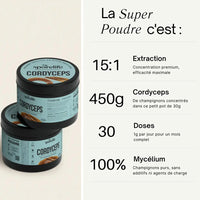 Cordyceps - Extrait en poudre