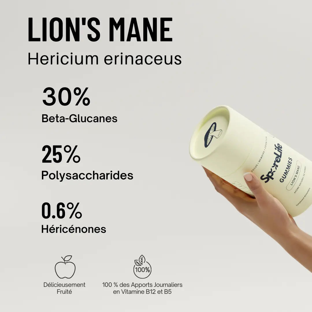 Gummies au Lion's Mane SporeLife