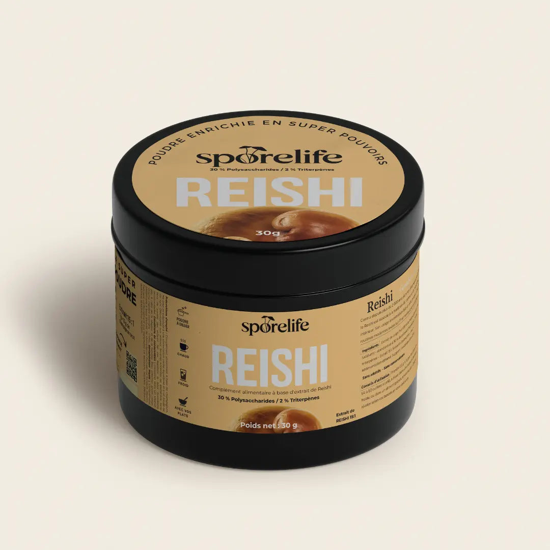 Reishi en poudre – Extrait 15:1