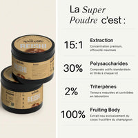 Reishi en poudre – Extrait 15:1