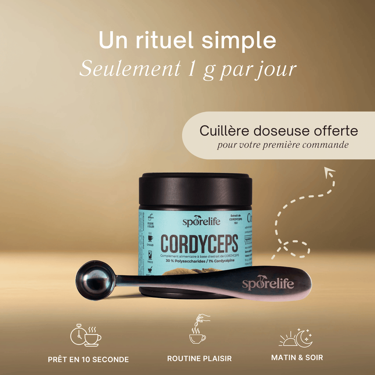 Cordyceps - Extrait en poudre