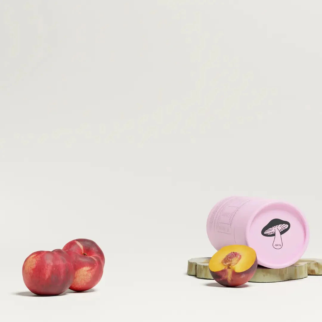 Gummies Tremella SporeLife arôme naturel de pêche - champignon adaptogène